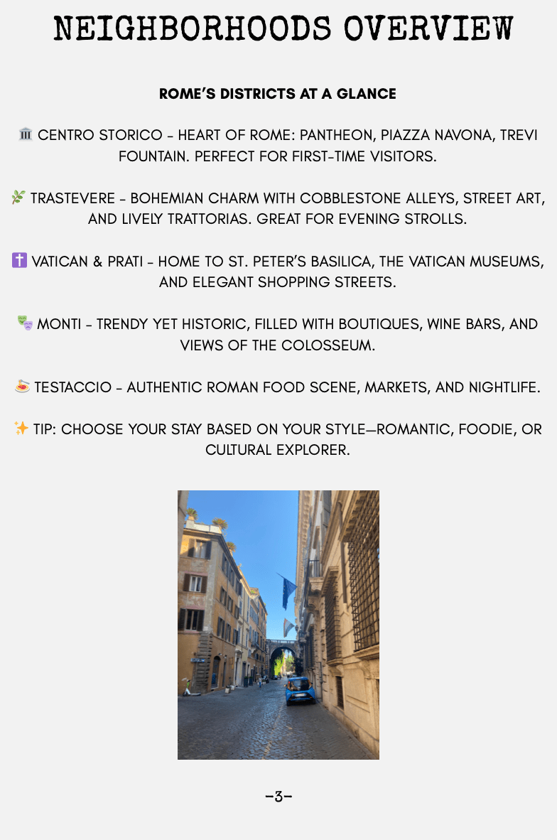 Rome Like a Local: Travel Guide My Store 